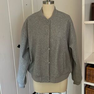 Bomber Jacket Grey Womens